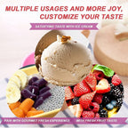 ALVENZA Ice Cream Bowl Set – 12-Pc Multi-Color Dessert Bowls | Jiaqi