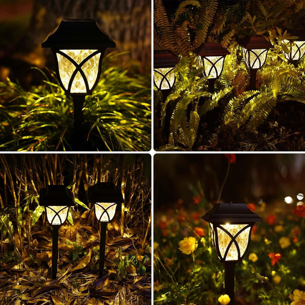ALVENZA Solar Pathway Lights – Water-Ripple Garden Lighting | FitFuzion