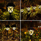 ALVENZA Solar Pathway Lights – Water-Ripple Garden Lighting | FitFuzion