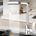 ALVENZA Kitchen Faucet Extender – 360° Rotating Waterfall | Mist & Relax
