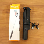 ALVENZA Wired Selfie Stick – 70cm Extendable Handle Tripod Stand