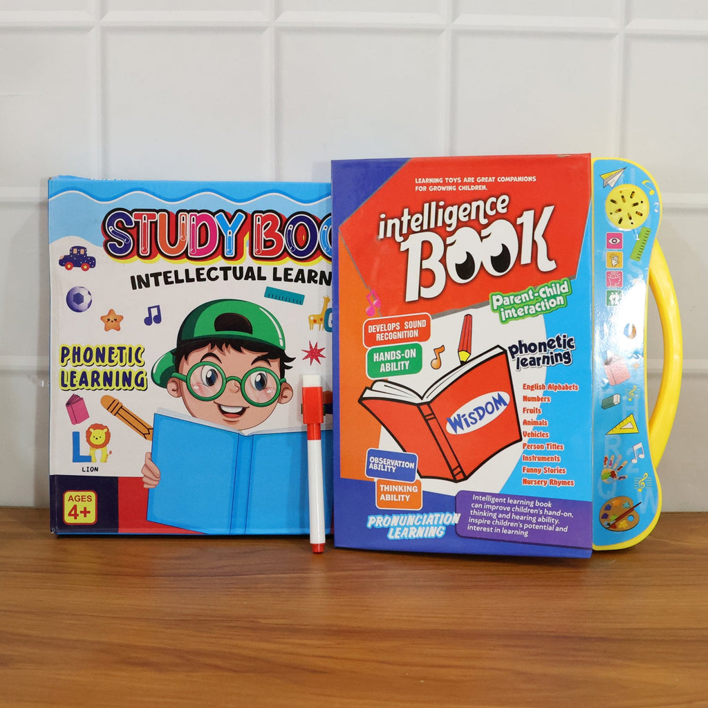 ALVENZA Kids Learning Book – Interactive Musical Alphabets & Numbers | Inventive Play