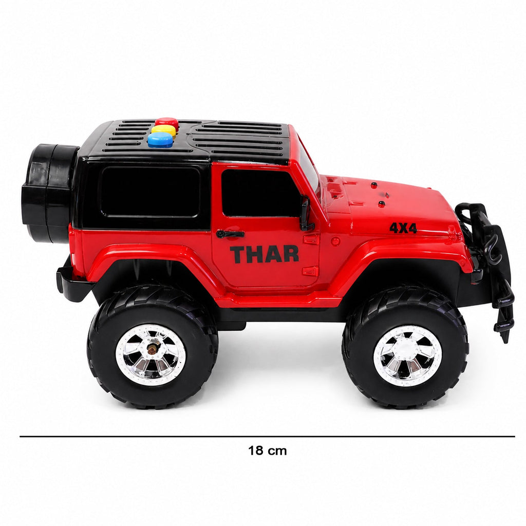ALVENZA Kids Hunter Off-Road Toy Jeep – Light & Sound for Adventures