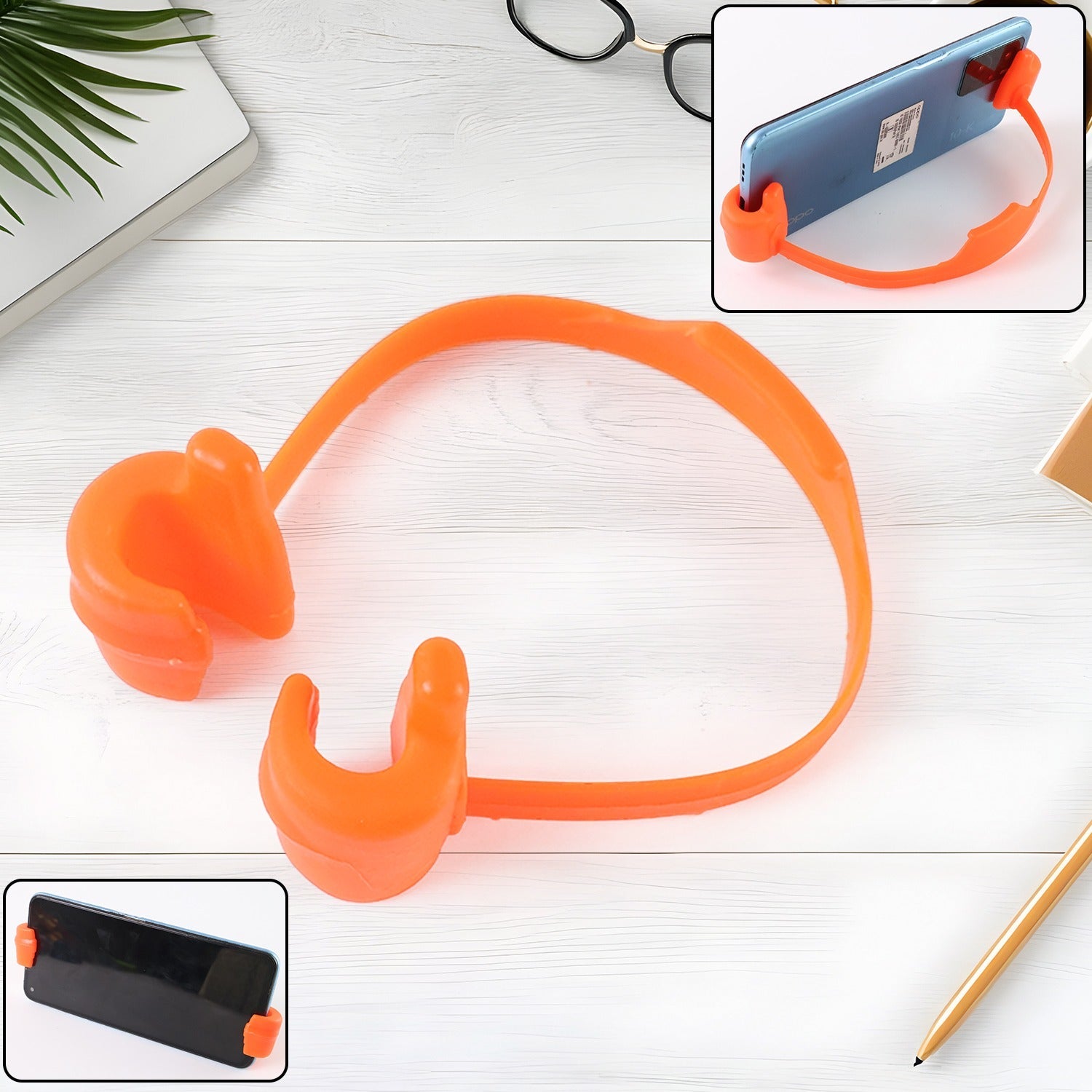 ALVENZA Hand Shape Mobile Stand – Adjustable & Hands-Free Phone Holder