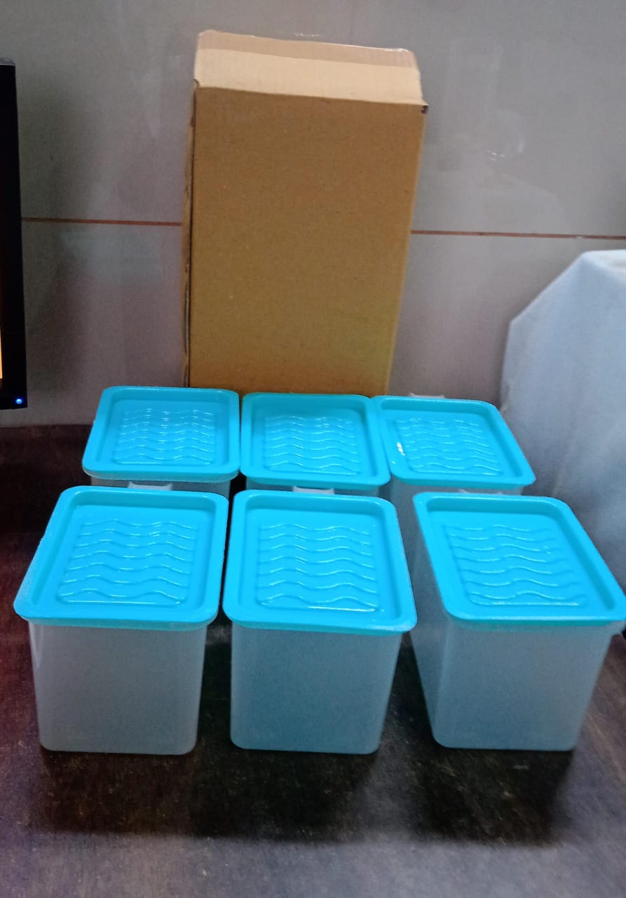 ALVENZA Airtight Kitchen Storage Containers – 1000ml Set of 6 | Velvet Wheels