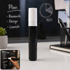 Black Chalk Marker Pen Liquid Erasable for Chalkboard & Glass