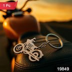 ALVENZA Motorcycle Keychain – Durable Metal Silhouette for Indian Riders