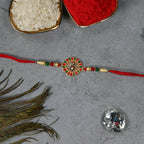 ALVENZA Vinayak Vrat Rakhi – Designer Ganesha Thread for Brothers
