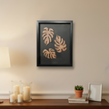 ALVENZA Luxury 3D Monstera Leaf Wall Art – Modern Tropical Decor for Homes