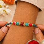 ALVENZA Multicolor Kids Charm Rakhi with Bright Beads and Cheerful Raksha Bandhan Beauty