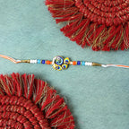 ALVENZA Traditional Rakhi with Colorful Beads – Elegant Brother Gift