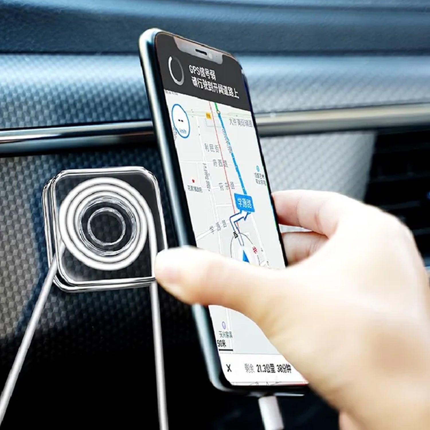 Nano Gel Pads Anti-Slip Mobile & Cable Holder | Gambit - Detail View 8
