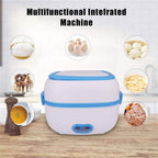 ALVENZA Electric Lunch Box 220V – Portable with Stainless Steel Compartments