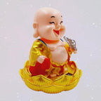 ALVENZA Solar Buddha Car Ornament – Nodding Dashboard Decor | Velvet Wheels