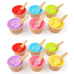 ALVENZA Ice Cream Bowl Set – 12-Pc Multi-Color Dessert Bowls | Jiaqi