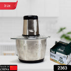 ALVENZA Electric Meat Grinder – 3L Stainless Steel Food Chopper | CookAura