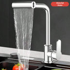 ALVENZA Kitchen Faucet Extender – 360° Rotating Waterfall | Mist & Relax