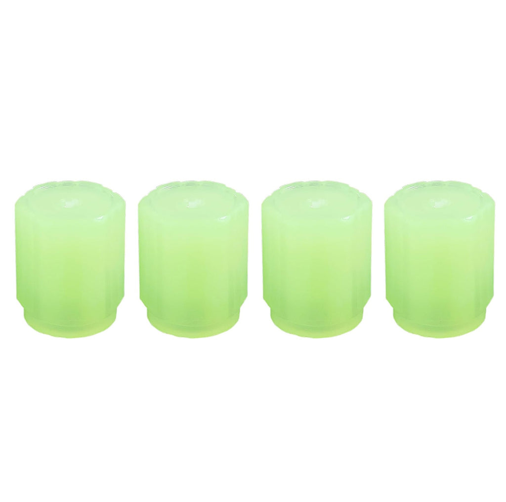 ALVENZA Luminous Tyre Valve Caps – Glow for Night Safety (4 Pcs Set)