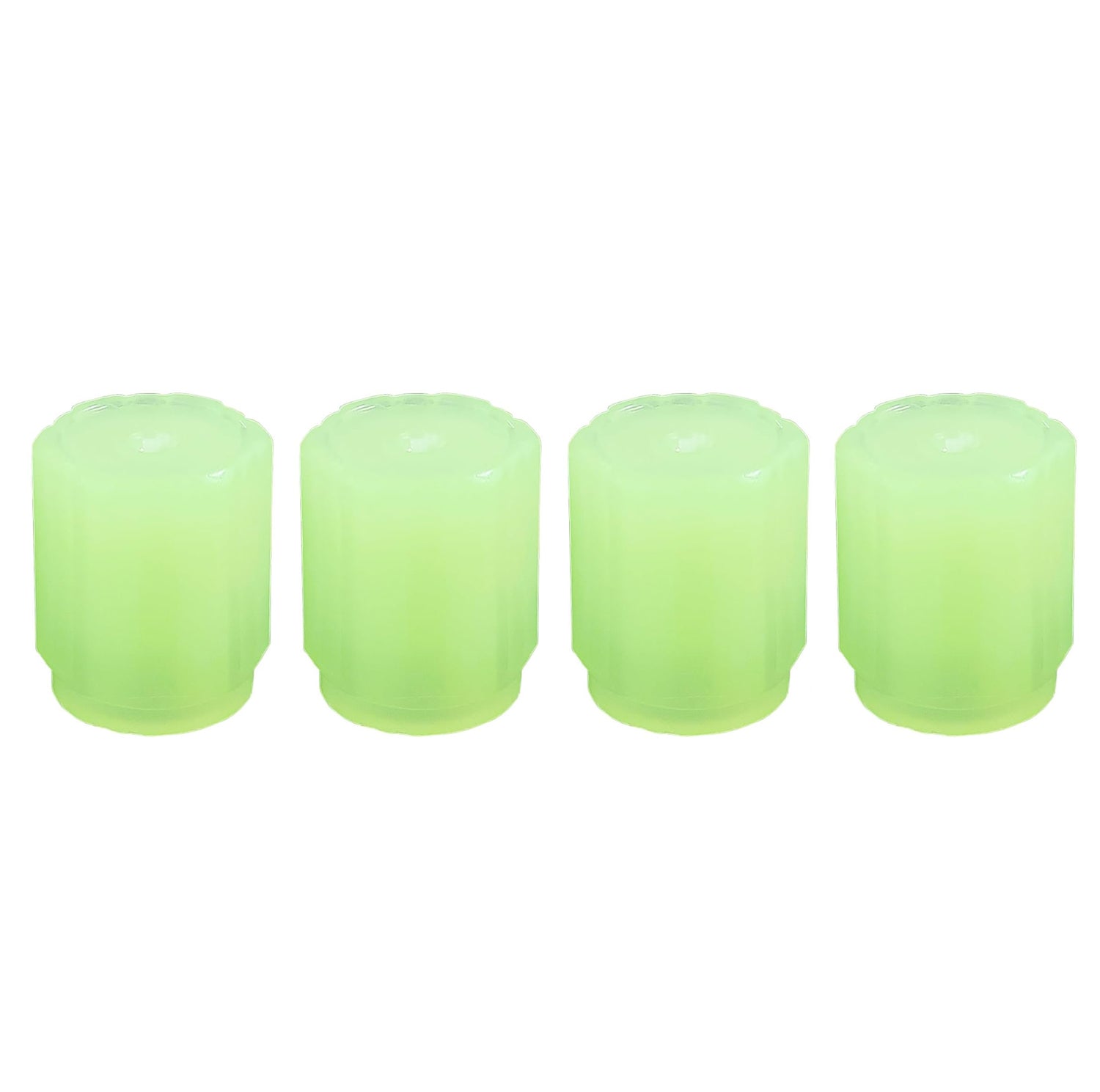 ALVENZA Luminous Tyre Valve Caps – Glow for Night Safety (4 Pcs Set)
