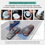 ALVENZA Car Blind Spot Mirror – Wide-Angle Safety Side Mirror for Cars