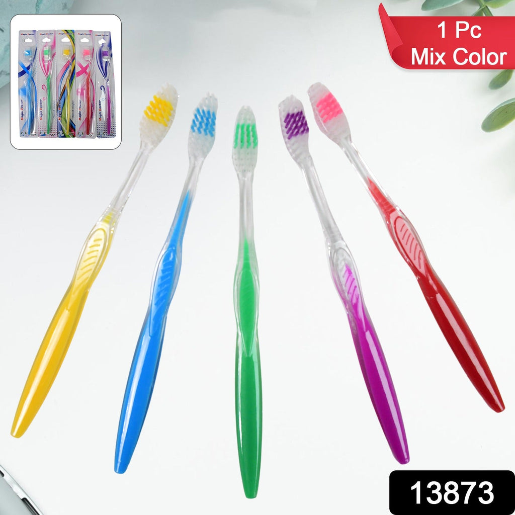 Plastic Toothbrush Soft Bristles for All Ages | MintGuard - Side View