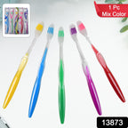 Plastic Toothbrush Soft Bristles for All Ages | MintGuard - Side View