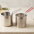 Stainless Steel Deep Frying Pot Compact, Durable & Easy to Use