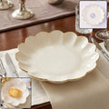 Lotus Flower Decorative Serving Tray Elegant Snack & Dry Fruit Platter