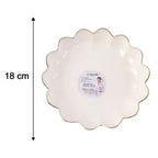 Lotus Flower Decorative Serving Tray Elegant Snack & Dry Fruit Platter - Detail View 6