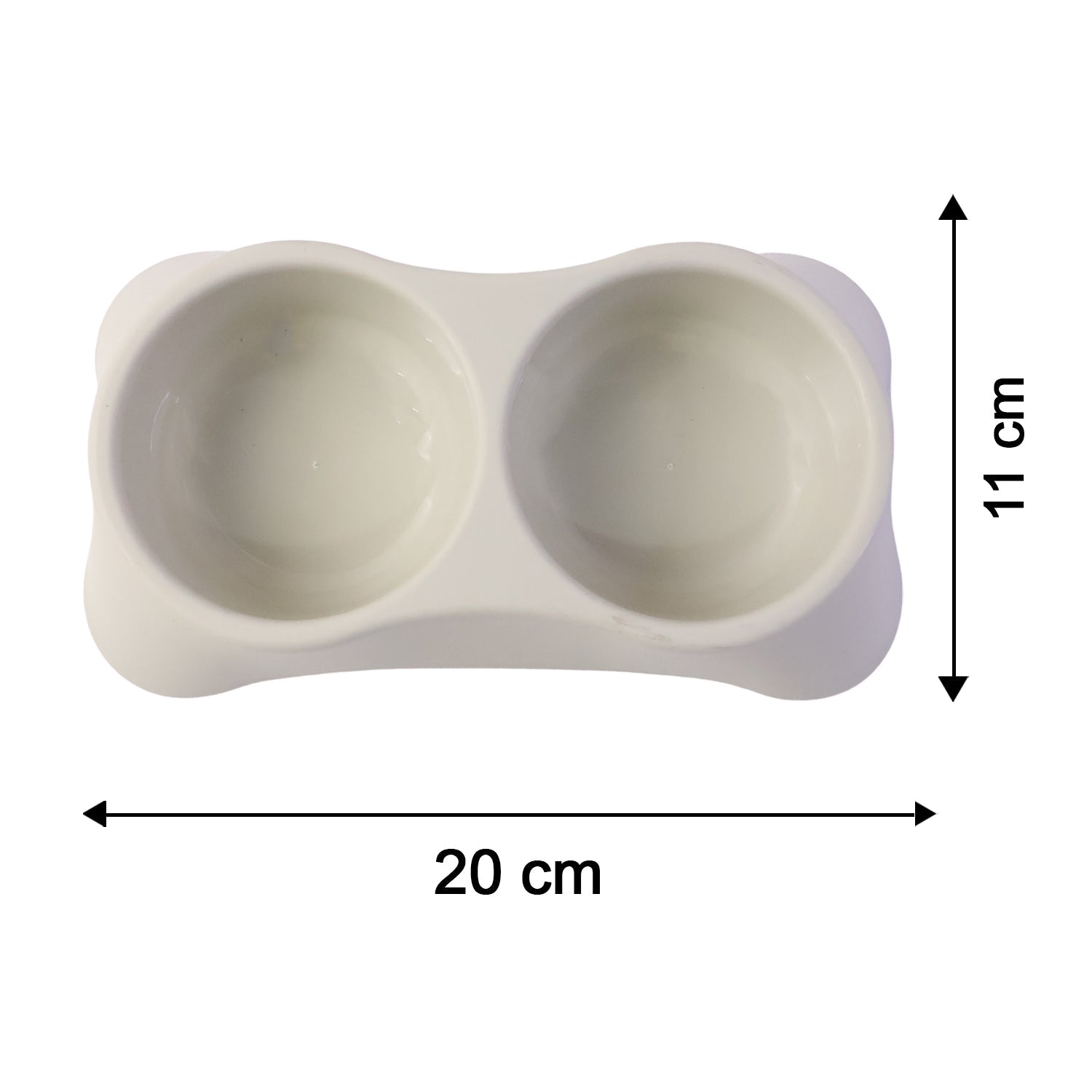 Pet Double Bowl Feeder Anti-Slip Design for Easy Feeding - Detail View 6