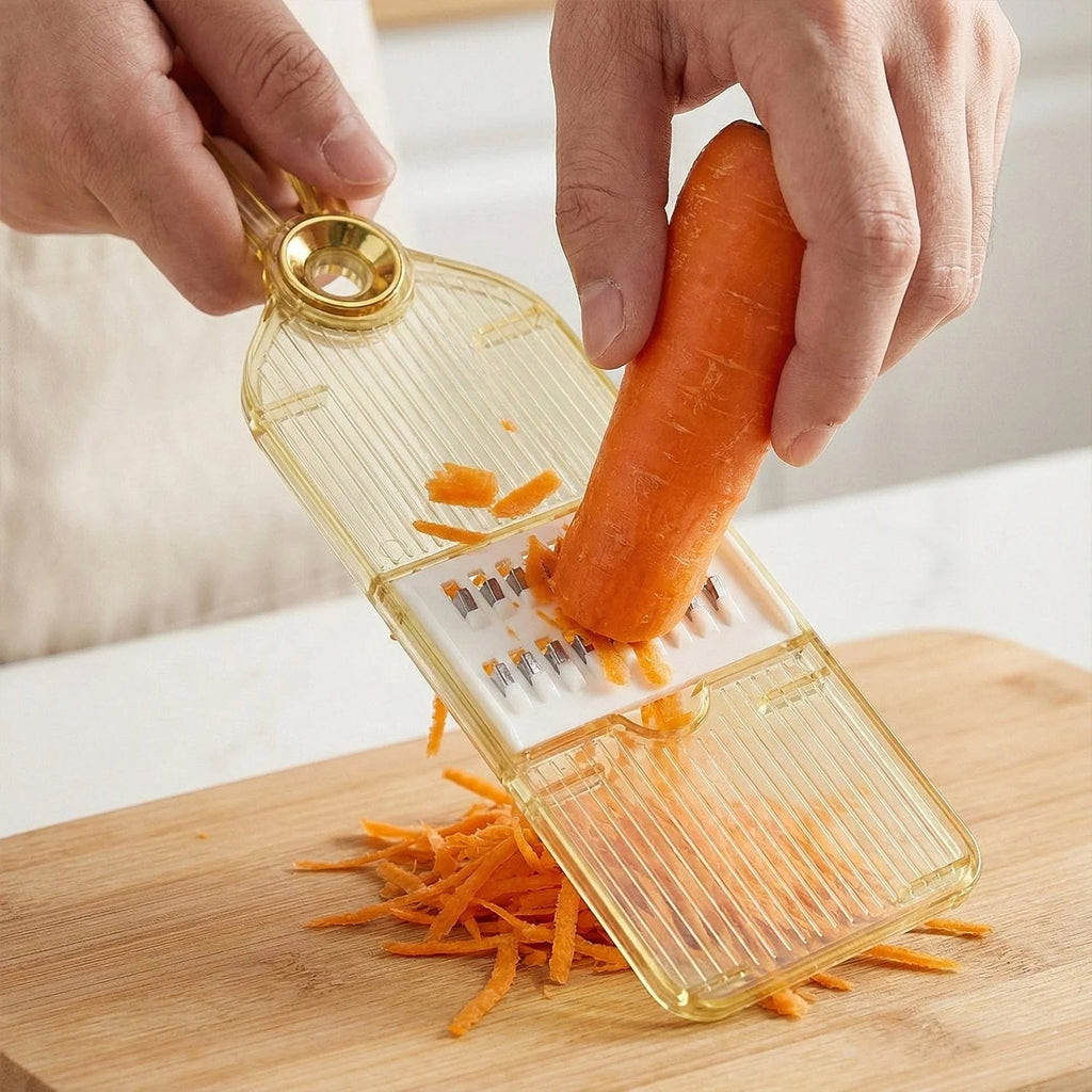 Handheld Vegetable Cutter Quick & Easy Kitchen Chopping Tool - Front View