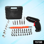 ALVENZA Cordless Electric Screwdriver – 48-Pc Bit Set & LED | BoltForce