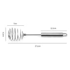 Stainless Steel Large Round Spring Whisk Durable Kitchen Tool - Detail View 6