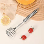 Stainless Steel Large Round Spring Whisk Durable Kitchen Tool - Detail View 8
