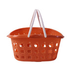 Plastic Storage Basket with Handle Durable & Lightweight for Home & Shopping - Detail View 5