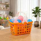 Plastic Storage Basket with Handle Durable & Lightweight for Home & Shopping - Detail View 7