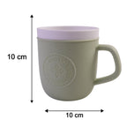 Plastic Coffee Mug with Handle Leather-Textured Reusable Cup - Detail View 6