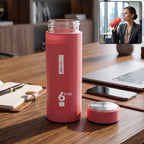 Glass Water Bottle Leak-Proof & Eco-Friendly Design