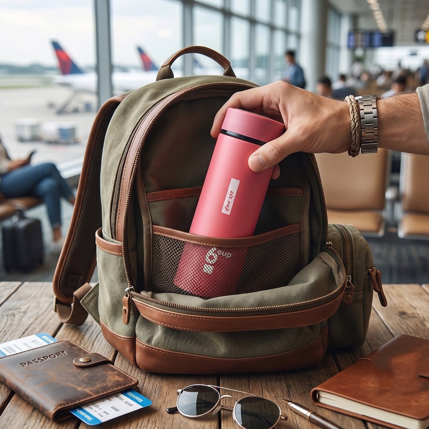 Glass Water Bottle Leak-Proof & Eco-Friendly Design - Detail View 8