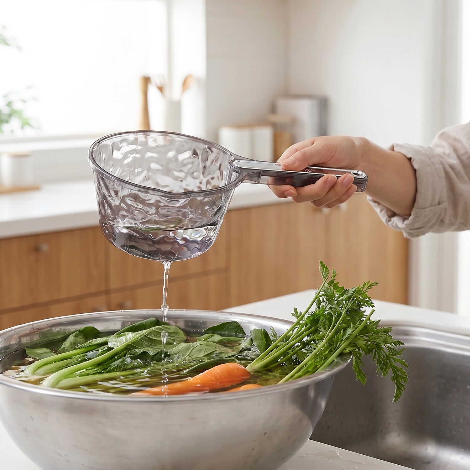 Water Dipper Scoop with Handle Durable & Easy to Use - Detail View 8