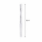 Mini Disposable Plastic Fruit Fork Elegant Beaded Handle Design - Detail View 5