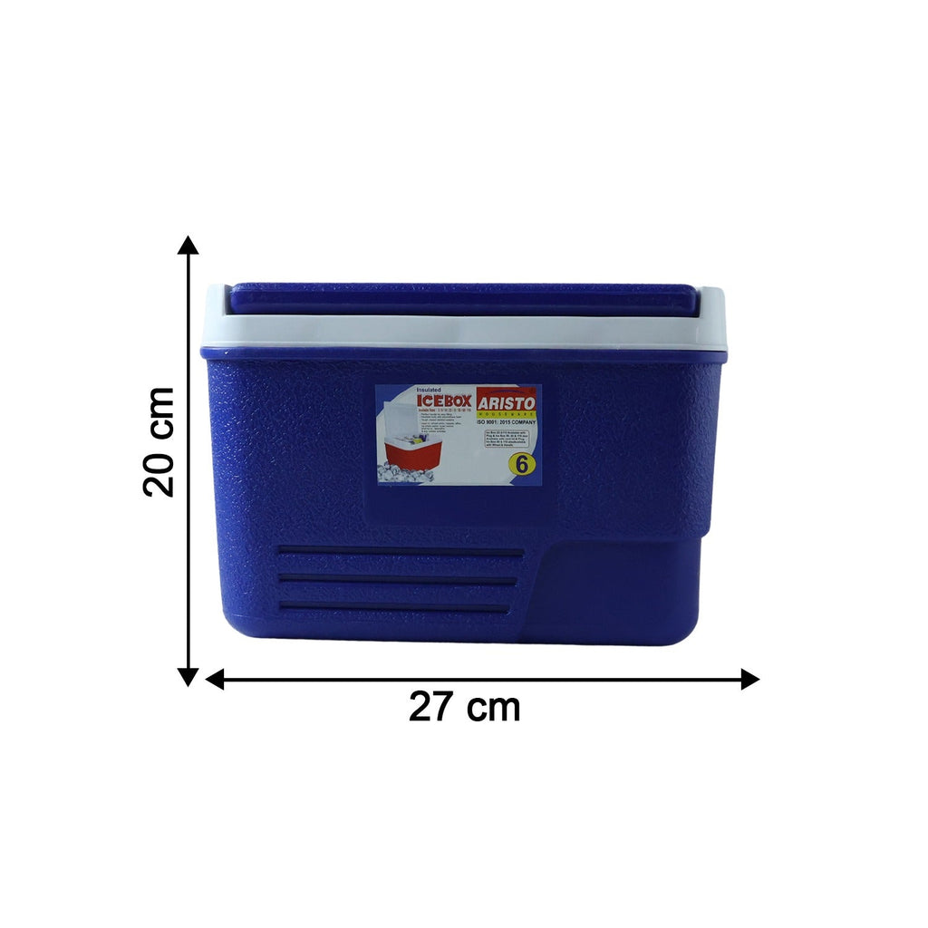 ALVENZA Portable 6L Ice Cooler Box – Keeps Drinks Chilled Outdoors