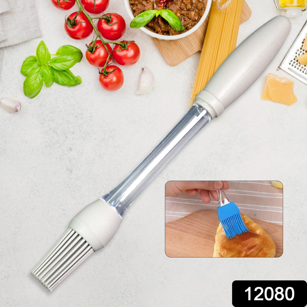 Silicone Oil Brush Easy Dispensing for Grilling & Baking - Side View
