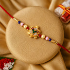 ALVENZA Traditional Tortoise Charm Rakhi - Lucky & Protective Symbol