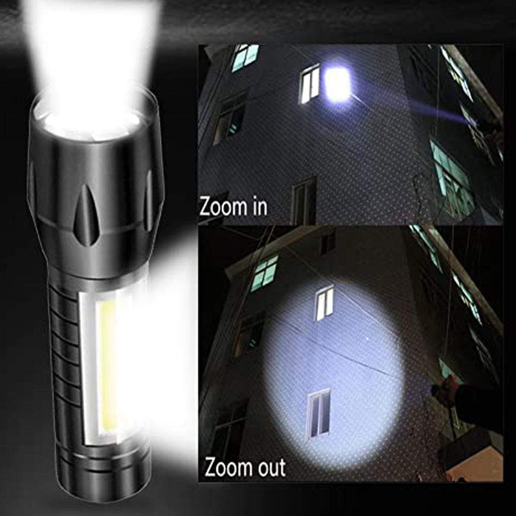 ALVENZA Rechargeable LED Flashlight – Mini, Long Range Torch | Indo Glow