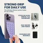 ALVENZA Suction Phone Holder Mount – Silicone Grip, Mix Colors | Gambit