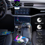 ALVENZA 4-in-1 Car Charger – Dual Cables & 120W Super Fast Power