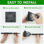 ALVENZA Solar Pathway Lights – Water-Ripple Garden Lighting | FitFuzion