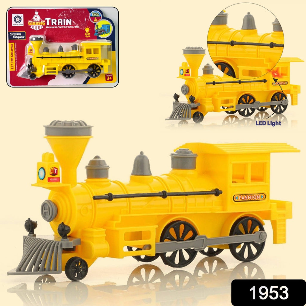 Pull Back Train Toy LED Lights & Safe Play for Kids | Aditi - Side View