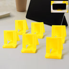 ALVENZA Plastic Mobile Phone Stand – Adjustable Foldable 6-Piece Set